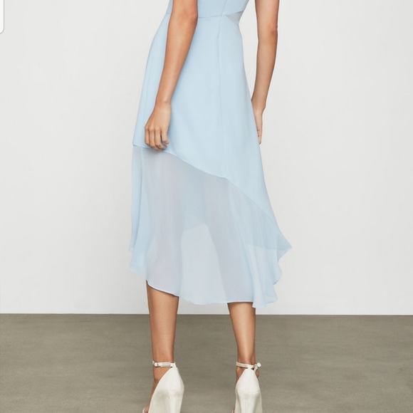 BCBG MAXAZRIA Chiffon Layer Midi Dress - Picture 6 of 13